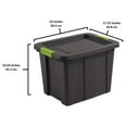 thumbnail image 3 of Sterilite Tuff1 Latching 18 Gal Plastic Storage Container & Lid (12 Pack), 3 of 3