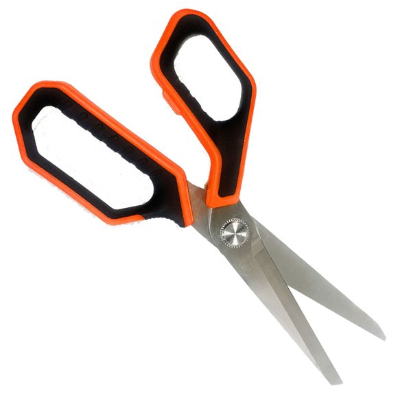 ToolTreaux 8.5 Inch Heavy Duty Scissors with Stainless Steel Blades Non-Slip Rubber Grip