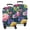 Pioneer Flower Floral-3, variant on Pioneer Flower Floral Print Pattern Luggage Cover Fashion Suitcase Cover Baggage Covers Fit 25-28 Inch Luggage (Go Travel)
