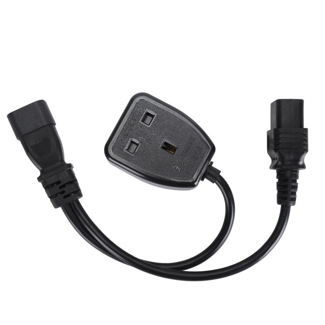 Cable Del Enchufe Del Divisor De Y, C14 Al PVC Del Cable Del Enchufe C19 OFC Para La Oficina