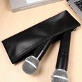 thumbnail image 6 of 4pcs Microphone Case PU Leather Mic Storage Bag Wireless Microphone Carry Pouch with Zipper Mic Box for Microphone Accessories, 6 of 9