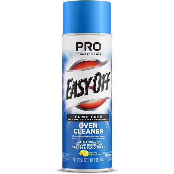1Pack EASY-OFF Fume Free Max Oven Cleaner, Foam, Lemon, 24 oz Aerosol Spray (85260EA)