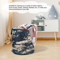 thumbnail image 6 of 50-liter Large Capacity Laundry Basket Sealed and Dustproof Easy Carry Handles Applicable to Laundry Room Bedroom Bathroom College Dorm Tie Dye Sky, 6 of 7