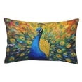 thumbnail image 1 of Balery Peacocks Funda de Cojín Estampada, Regalos para Mujeres, Regalos de Amor para Ella, Regalos para Novia o Esposa, Funda de Almohada-14"x20", 1 of 6