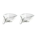 thumbnail image 4 of Youkk Wide Application Drainage Basket Funnel For Various Foods And Utensils clear white（pet） 2Set, 4 of 6