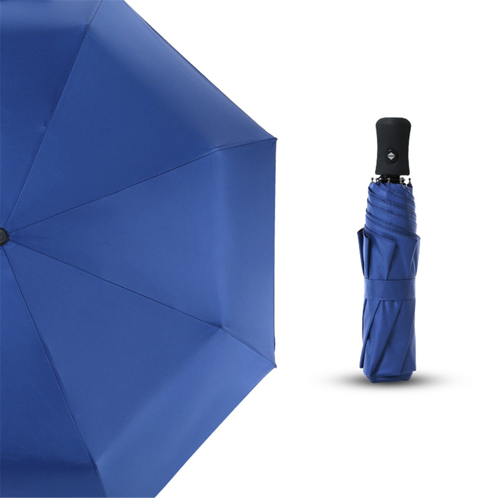 Automatic Umbrella Men's Three Fold Folding Business Umbrella Kids Umbrella Girls Small Purse Umbrella Toddler Umbrellas Space Umbrella Clear Umbrellas for Rain Adult Automatic Umbrella Large Men