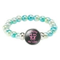 thumbnail image 1 of Cancer Awareness Bracelet Ribbon Charm Jewelry For Women Support Strength Inspirational, 1 of 3