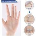 Invisible Ring Size Adjuster for Loose Rings,Clear Invisible Ring