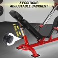 thumbnail image 2 of Leg Press Machine, Home Gym with Leg Press,Professional Adjustable Strength Training Leg Machines with 4 Weight Plate Storage Holders for Full Lower Body Workout, 2 of 9