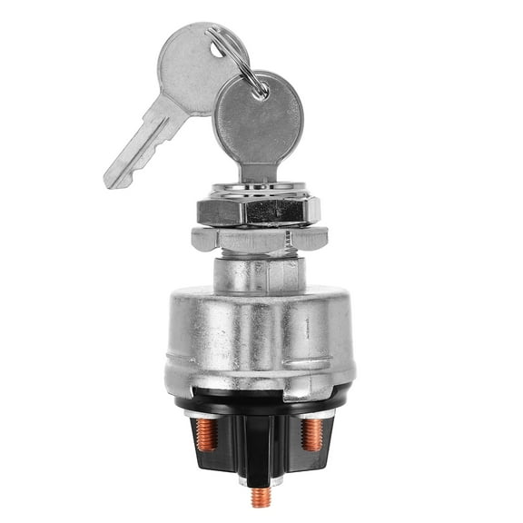 Soimiss 1Set Durable Ignition Switch with Key for Trucks Tractors and Forklifts