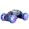 thumbnail image 4 of UD2196AN RC Stunt Car para niños 4WD 2.4G Control somatosensorial Deformable Car 1:14 Transformable Abanopi Azul 4 baterías, 4 of 7