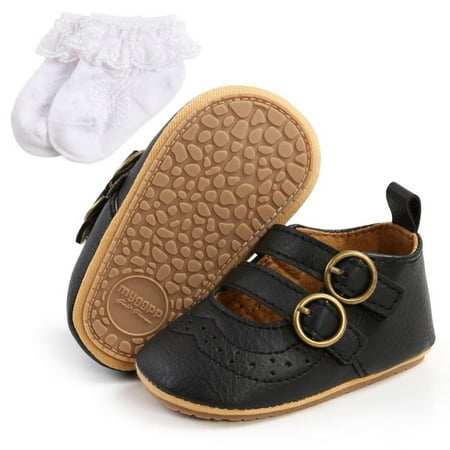 

Promotion!2 pcs Set Autumn PU Leather Shoes For Newborn Baby Boy Infant Fashion Soft-soled Toddler Shoes + Socks 0-18M