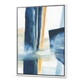 thumbnail image 1 of Panneau Indigo IV - Toile Encadrée Moderne Glamour, 1 of 3