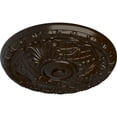 thumbnail image 3 of Ekena Millwork 15 3/4"OD x 5/8"P Amelia Ceiling Medallion (Fits Canopies up to 4 1/8"), Hand-Painted Bronze, 3 of 6