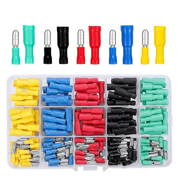 Efficient 120pcs Insulated Wire Connectors Crimp Connectors Assortment for DIY