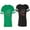 Men Green / Women Black, variant on My Dog Cat Think I am Cool Matching Couple Cotton Jerseys (Men Green / Women Black) (Men S / Women S)