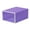 Purple, variant on 4pcs Flip Shoes Box Drawer for Case Clear Plastic Stackable Shoe Storage Organizer Containers for Women Men