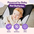 thumbnail image 6 of ComfyBumpy Ergonomic Baby Bouncer Seat - Portable Bouncing Chair with Adjustable Height-Gray, 6 of 8