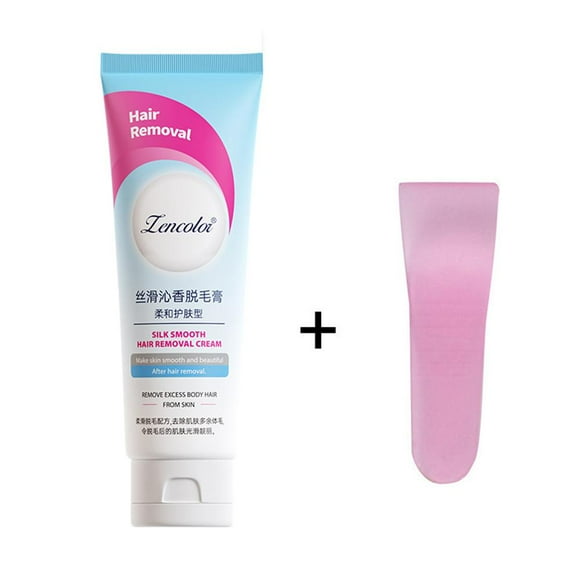 SmoothSkin Gentle Hair Removal Cream, Mild Formula for Armpit, Hand, & Leg Hair, Fast-Acting Depilatory for Men & Women 60g, Sensitive Skin Safe