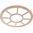 thumbnail image 2 of 32"OD x 11 5/8"ID x 3/8"T Grace Wood Fretwork Pierced Ceiling Medallion, Alder, 2 of 3