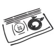 thumbnail image 4 of Windshield Tailgate Seal, Tailgate Weatherstripping Seal Kit Anti Aging Rubber 2135478  for Vehicle, 4 of 8