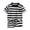 White, variant on Toddler Boys Casual Striped Outfits Breathable Short Sleeved T Shirt Shorts Set, Sizes 3-4T