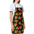 thumbnail image 4 of Easygdp Cartoon Snail Apron Waterdrop Resistant with 2 Pockets,Oil Resistant Cooking Kitchen Chef Apron for Women Men, 4 of 7