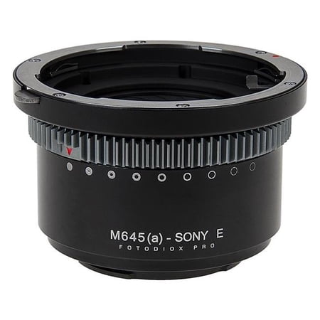 Fotodiox M645a-SnyE-PRO Mamiya 645 Mount Lens Mount Adapter for Sony Alpha Camera Bodies