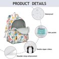 thumbnail image 4 of Cute Dinosaur Pattern Backpack for School,Cute School Bag,Schoolbag with Adjustable Shoulder Straps & Padded Back,13.4"x11"x4.7", 4 of 6