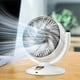 thumbnail image 4 of Ventilador de Escritorio 2025, Ventilador de Circulación de Aire para El Hogar, Dormitorio, Dormitorio de Estudiantes, Pequeño Ventilador de Escritorio, Potente y Cálido, Blanco Cálido/Blanco Dorado, 4 of 7