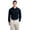 Blue, variant on Port Authority K500LSP Mens Long Sleeve Silk Touch Polo with Pocket, Navy - Extra Small