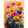 thumbnail image 1 of Qisvanset 12x16 Inch Wildflower Luke Bible Canvas Wall Art, Colorful Matisse Floral Religious Wall Decor, 1 of 8