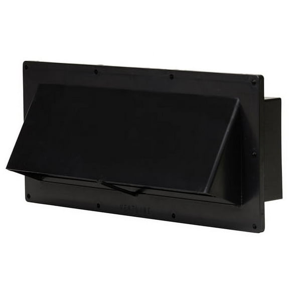 Ventline By Dexter Mobile Home/RV Black Exterior Sidewall Range Hood Vent w/Damper V2111-5