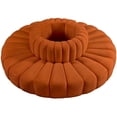 thumbnail image 3 of Meridian Furniture Arc Cognac Velvet Modular Sectional, 3 of 5