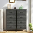 thumbnail image 5 of edx 4 Drawers Fabric Dresser for Bedroom, Drawer Organizer Storage Cabinet for Closet, Clothes, TV Stand, Black, 5 of 9