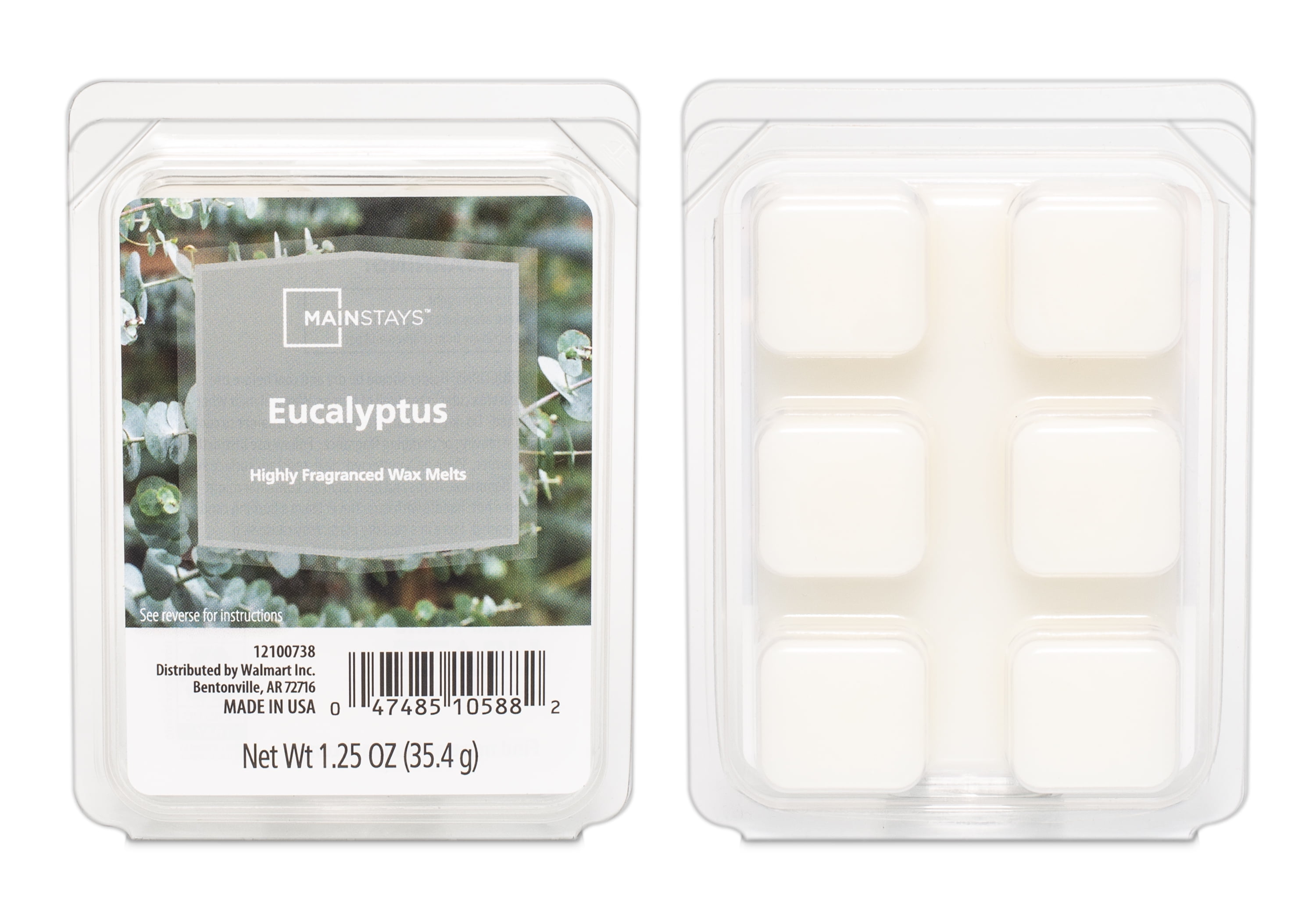 Mainstays Eucalyptus Scented Wax Melt, 1.25 oz