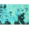 thumbnail image 1 of Ahgly Company Indoor Rectangle Abstract Light Blue Modern Area Rugs, 4' x 6', 1 of 4
