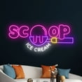 thumbnail image 5 of Handmadetneonsign Scoop Ice Cream Neon Sign, Ice Cream Scoop Wall Art Decor, Ice Cream Store Wall Decor, 5 of 5