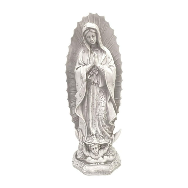Estatua de la Santísima María, elegante figura, accesorio para el hogar, coleccionable, capilla católica Estilo E