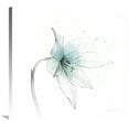 thumbnail image 1 of Global Gallery's Avery Tillmon 'Teal Graphite Flower VIII' Stretched Canvas Wall Art, 1 of 4