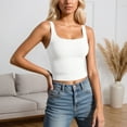 thumbnail image 2 of Women's Camisole Tank Tops Strappy Tight Fitted Inner Wear Summer Sleeveless Casual Shirts, 2 of 8