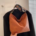 thumbnail image 2 of Bolso Hombro Gran Capacidad Con Retro Bandolera Ancha Con Correa para El Hombro Bolso Informal para Mujer (marrón) #1927, 2 of 9