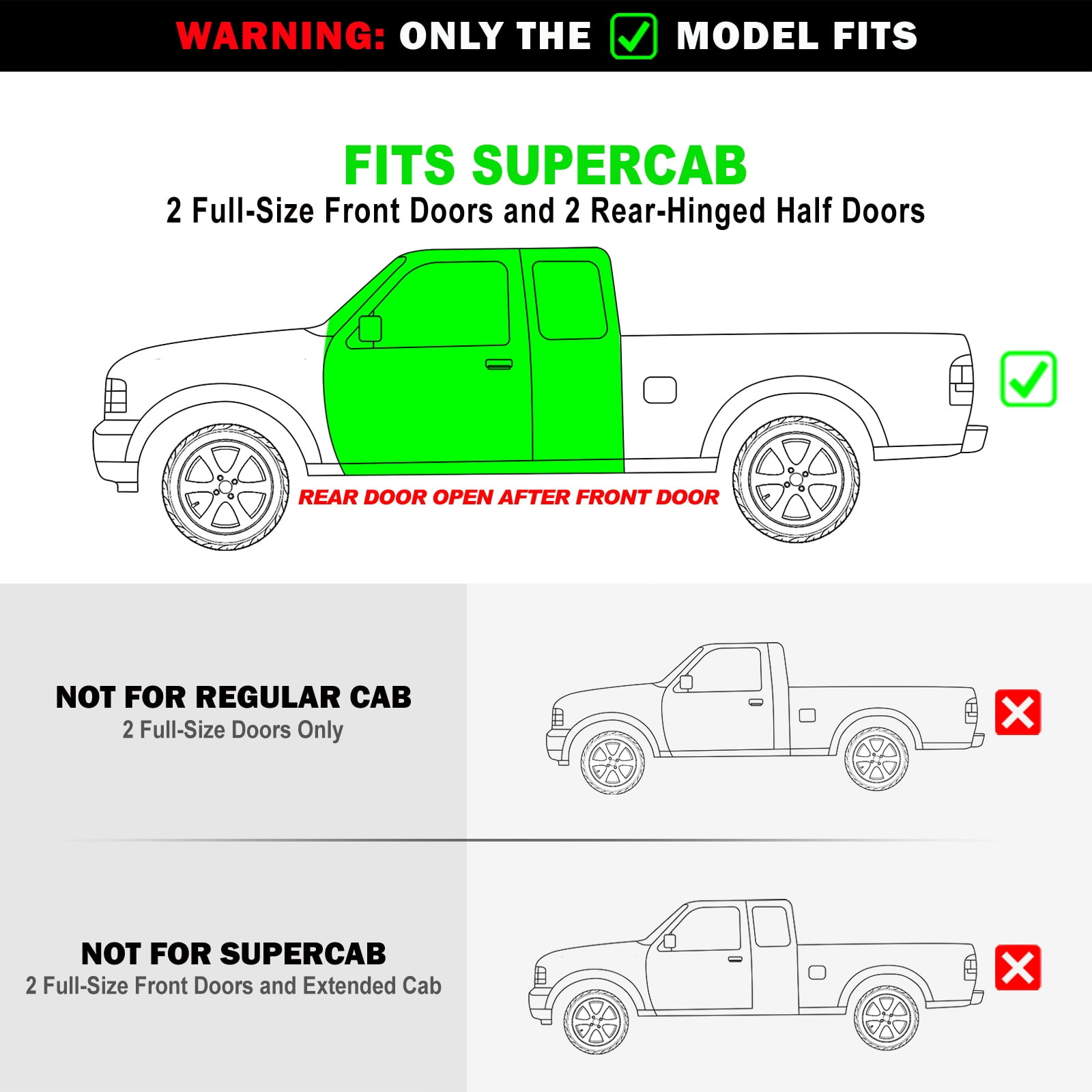 APS Running Boards 6 inches Black Compatible with Ford Ranger Mazda B-Series 1999-2011 Super Cab 4-Door Stainless Steel (Side Steps Side Bars)