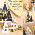 thumbnail image 5 of Sombreros para fiesta de cumpleaños - Kit de celebración divertido de 12 sombreros de fiesta con forma de cono de feliz cumpleaños para fiesta de cumpleaños infantil, 5 of 5