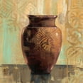 thumbnail image 2 of Vassileva, Silvia 26x26 White Modern Wood Framed Museum Art Print Titled - Glazed Pot II with Decoration, 2 of 4