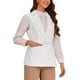 thumbnail image 4 of Chaleco sin mangas de moda para mujer INSPIRE CHIC con botones y cinturón en forma de V, 4 of 6