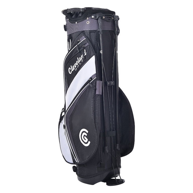 Cleveland Golf キャディバッグ ブラック Cleveland Golf CG Lightweight Stand Bag, 14-Way Top, Waterproof