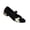 Black, variant on Women's Embroidered Ballet Flats Closed Toe Slip on Wedding Guest Ballerina Shoes Women's Pointed Toe Casual Mary Jane Shoes