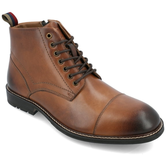 Thomas & Vine Mens Avrum Lace-up Cap-toe Ankle Boot