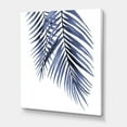 thumbnail image 3 of Designart Blue Palm Leaves Abstract Tropical Branches Canvas Wall Art, 3 of 4